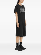 Image of Oversized Black Sport Shorts by Mm6 for Women - Season Spring-Summer 2025 - Detail View 1