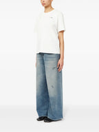 Image of Numeric White T-shirt by Mm6 for Women - Season Spring-Summer 2025 - Model view 5