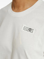 Image of Numeric White T-shirt by Mm6 for Women - Season Spring-Summer 2025 - Model view 6