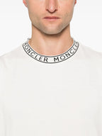 Moncler White Logo T-Shirt