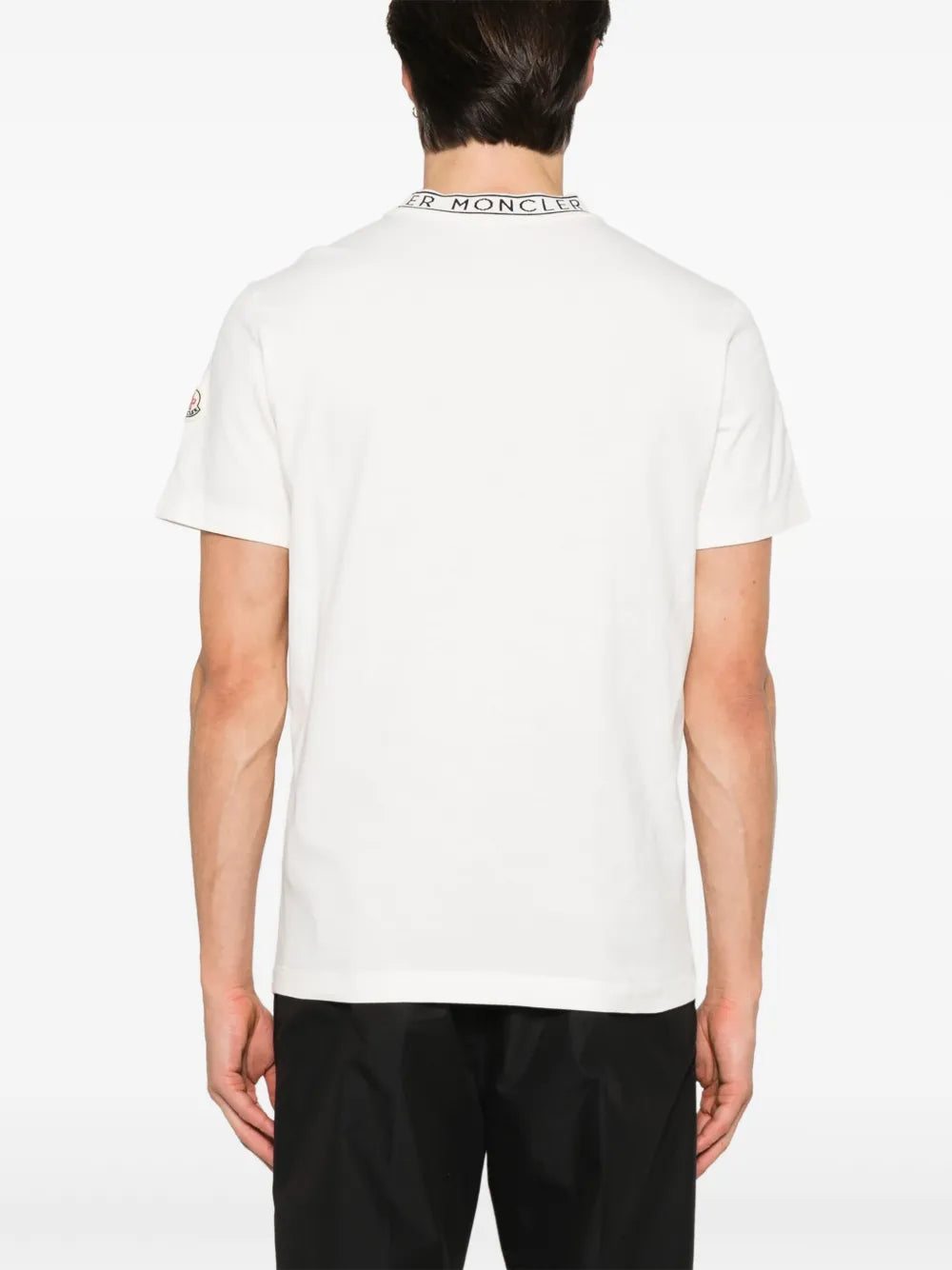 Moncler White Logo T-Shirt