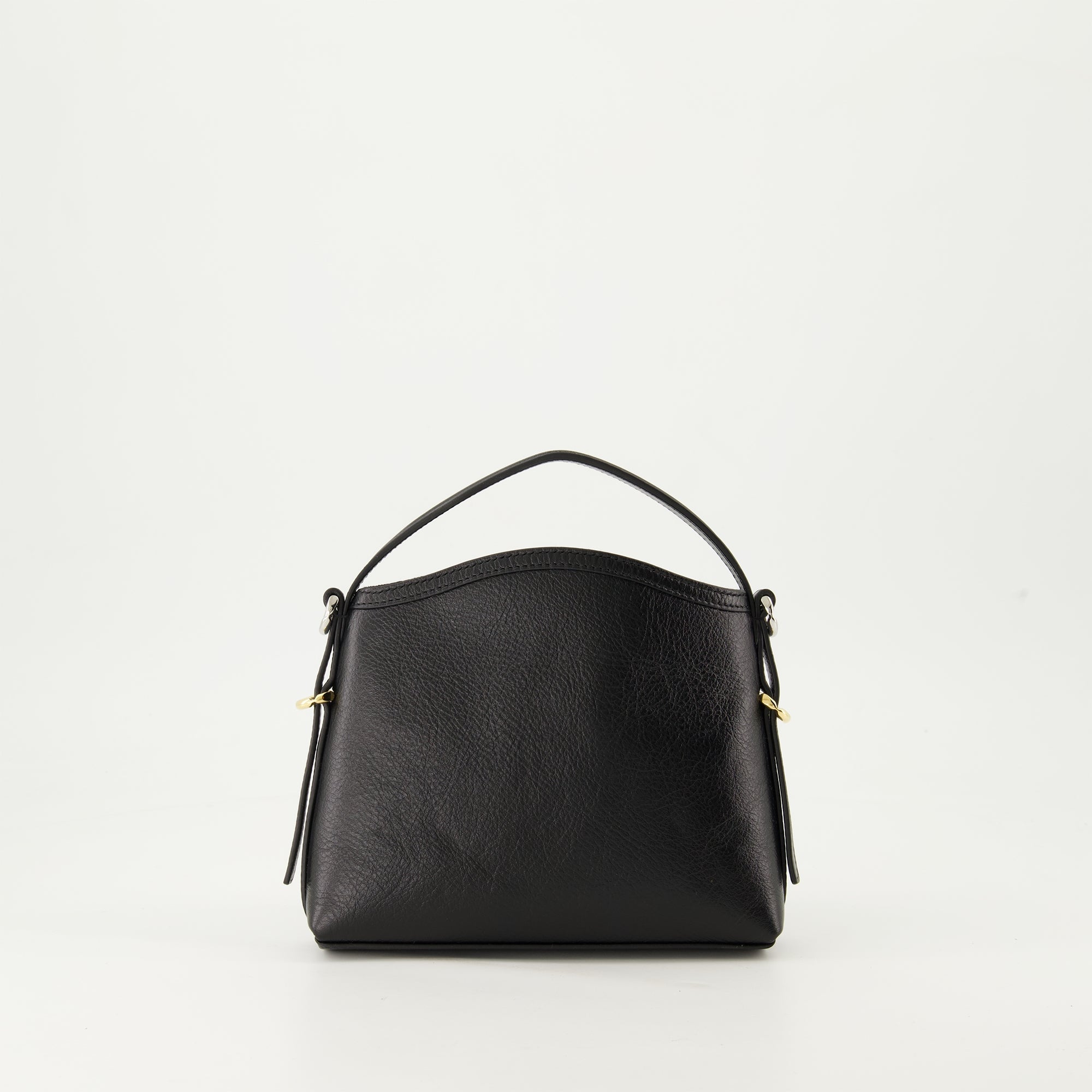 Black leather bag, Voyou Nano, luxury accessory, Givenchy style, autumn-winter collection