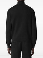 Cashmere jacket, Versace jacket, black zip jacket, luxury outerwear, men's cashmere clothing