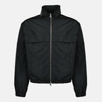 Image of Ami de Coeur Black Jacket by Ami PARIS for Men - Season Autumn-Winter 2025 - Front View