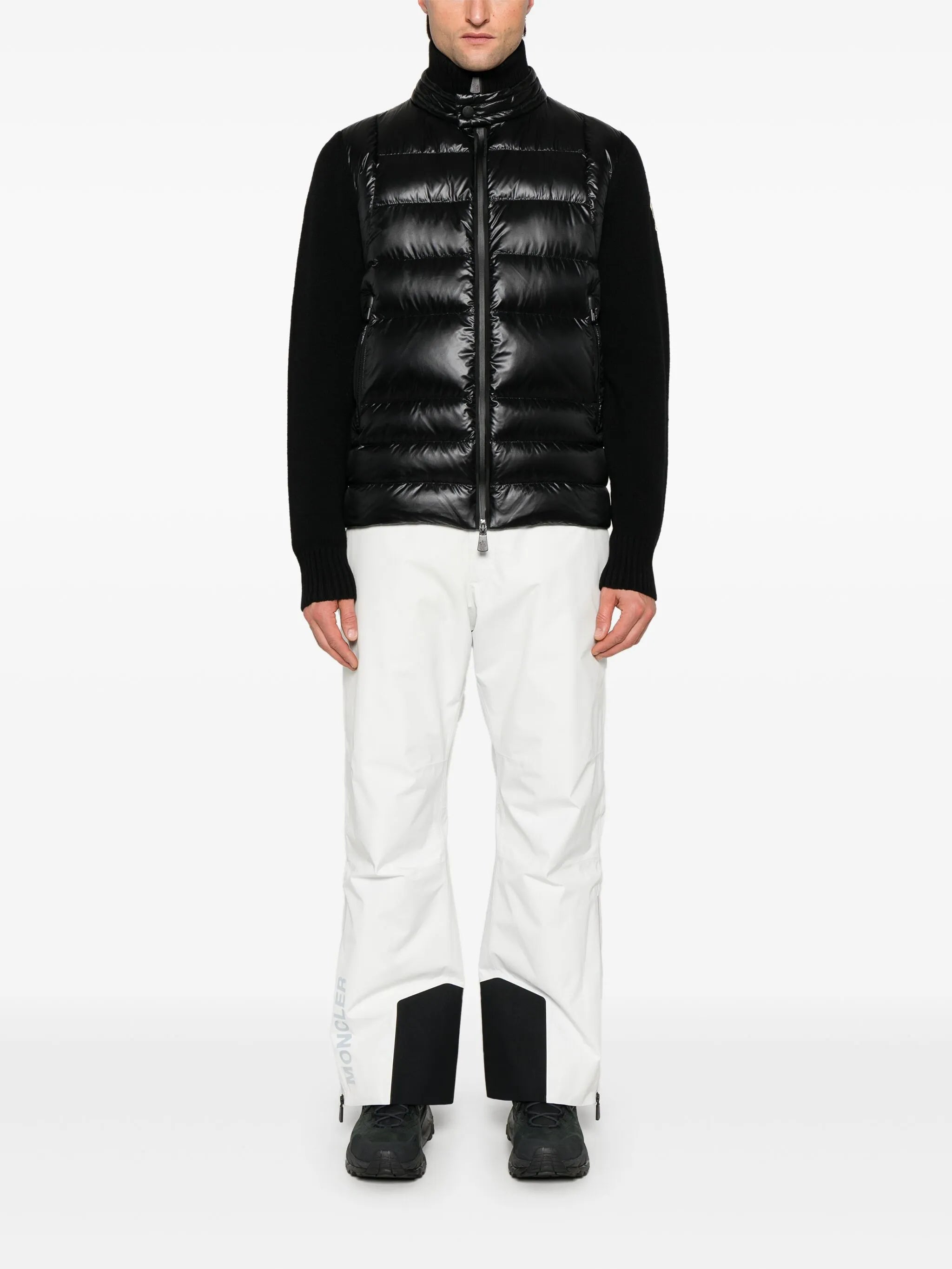 Image of Zipped Wool Cardigan by Moncler Grenoble for Men - Season Autumn-Winter 2025 - Model View 1