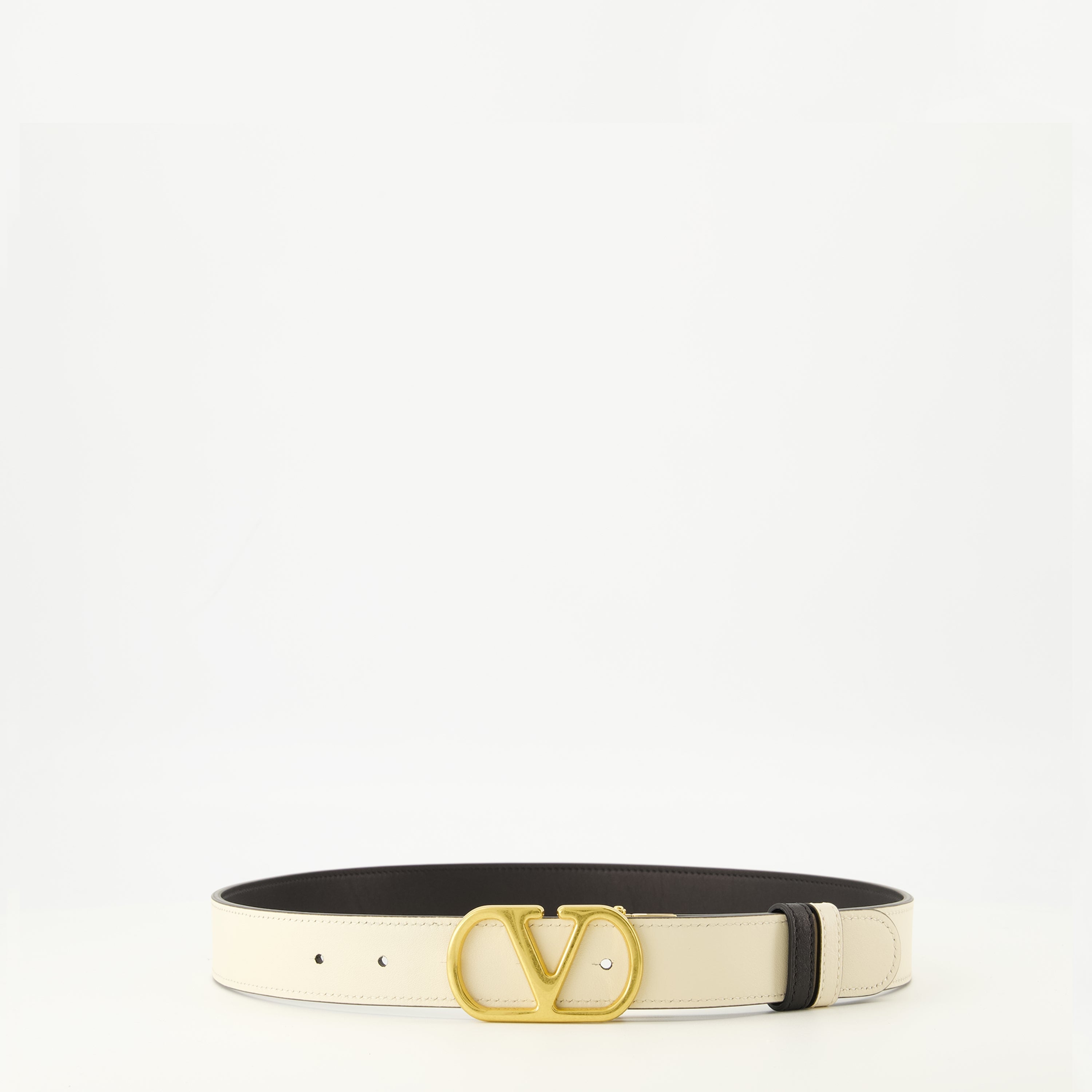Image of Vlogo Reversible Belt by Valentino Garavani for Women - Season Spring-Summer 2026 - Front View