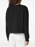 Image du Sweatshirt Medusa Strass par Versace pour Femmes - Saison Printemps-Été 2025 - Vue modèle 3