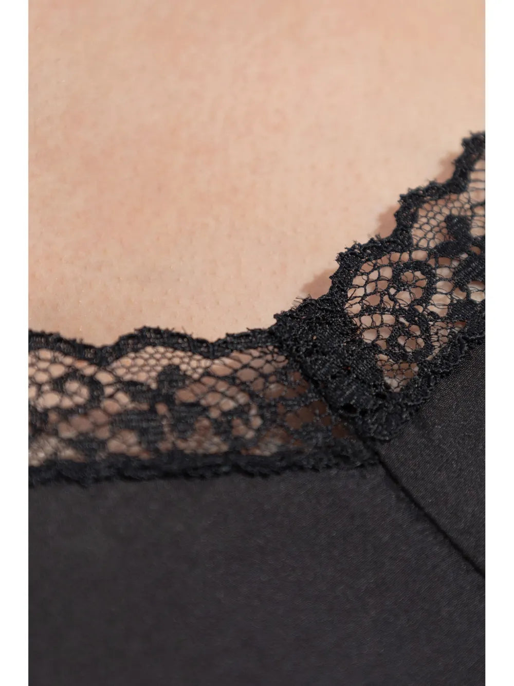 Silk lace top, Asymmetric neckline, MM6 top, Adjustable straps, Spring-Summer fashion