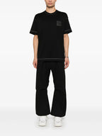 Immagine di una t-shirt in cotone nero con logo 4G di Givenchy per uomini - Stagione Primavera-Estate 2025 - Vista posteriore