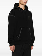 Imagem do Hoodie Preto em Algodão com Logotipo 4G da Givenchy para Homens - Temporada Primavera-Verão 2025 - Detalhe Vista 1