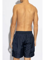 Image of Logo Swim Shorts by Givenchy for Men - Season Spring-Summer 2025 - Detail View 1