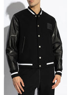 Bild der Varsity Bomberjacke 4G aus Leder und Wolle von Givenchy für Herren - Saison Frühling-Sommer 2025 - Detailansicht 1
