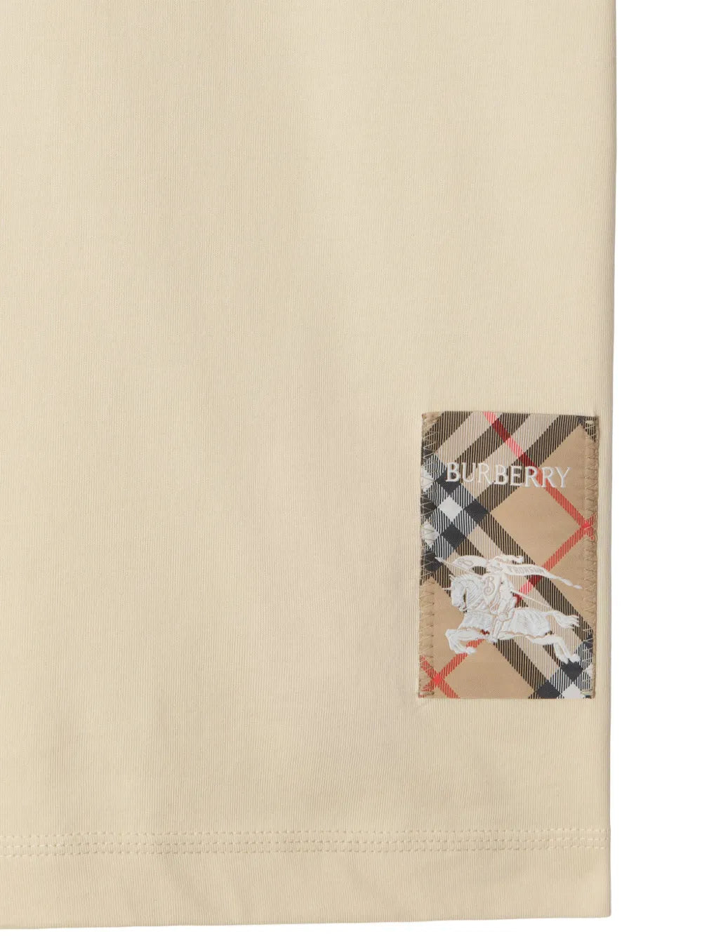 Beige T-Shirt, Cavalier T-Shirt, Cotton T-Shirt, Burberry T-Shirt, Spring-Summer Collection