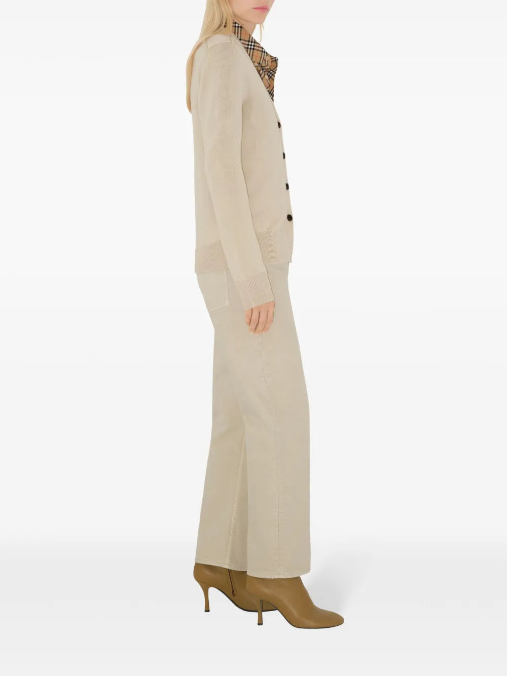 Cavalier cardigan, Burberry cardigan, wool sweater, V-neck cardigan, designer knitwear