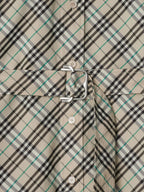 Bild des karierten Baumwollkleides von Burberry für Damen - Saison Frühling-Sommer 2025 - Modellansicht 4