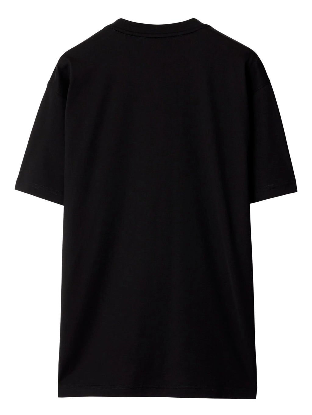 Image of Check Black T-Shirt by Burberry for Women - Season Spring-Summer 2026 - Model view 4