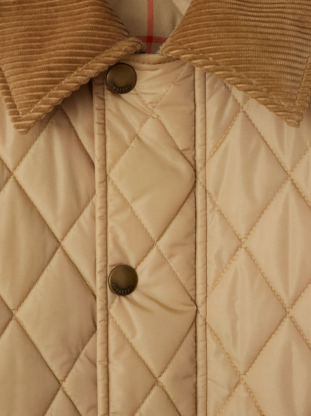 beige quilted jacket, Burberry jacket, women's outerwear, fashion jacket, lightweight jacket