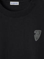 Image du T-shirt Cavalier Noir de Burberry pour hommes - Saison Printemps-Été 2025 - Vue du modèle 4