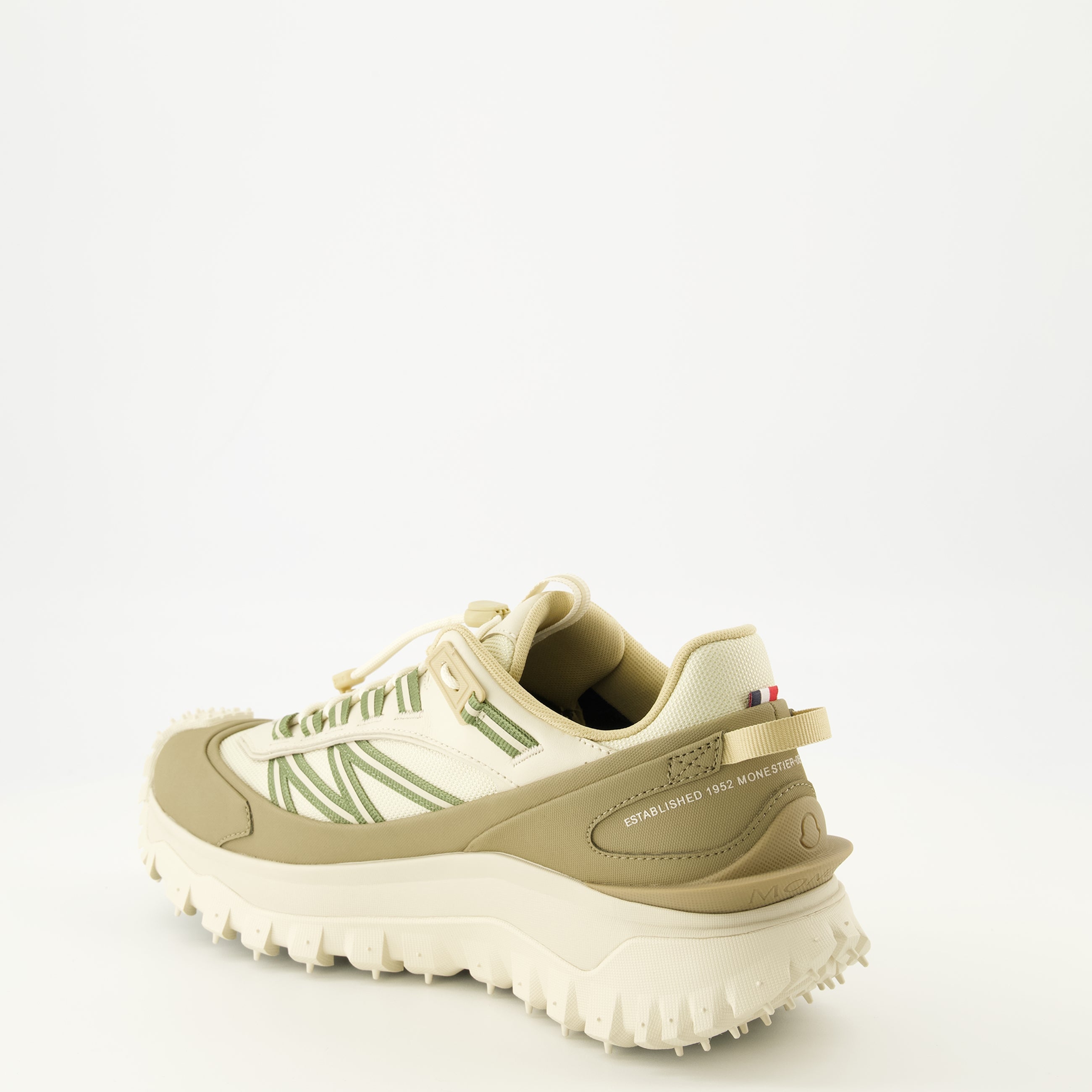 Image of Trailgrip GTX Beige by Moncler for Men - Season Spring-Summer 2026 - Back Right Three-Quarter View