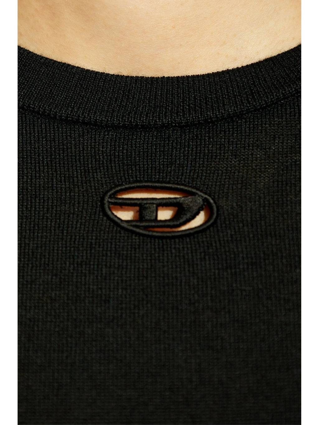 Image of M-Alinesa Black Sweater by Diesel for Women - Season Spring-Summer 2026 - Model View 4
