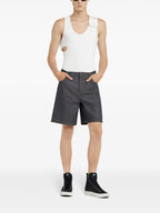 Immagine dei pantaloni corti Hammer Twill di Courrèges per Uomo - Stagione Primavera-Estate 2025 - Vista Posteriore