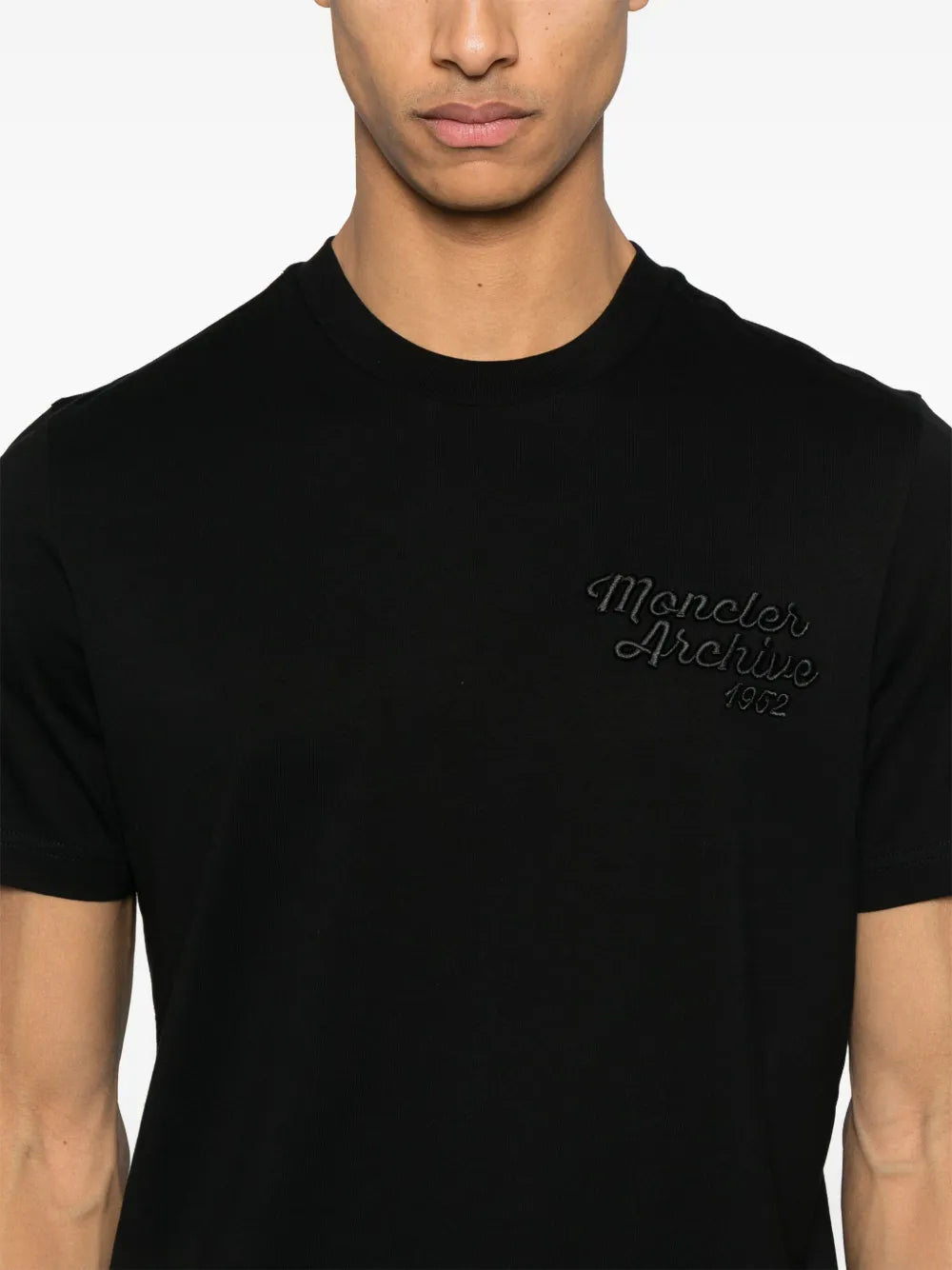 Black Embroidered Logo T-Shirt