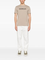 Bild des Ripp-Logo-T-Shirts von Moncler für Herren - Saison Frühling-Sommer 2025 - Rückansicht