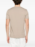 Bild des Ripp-Logo-T-Shirts von Moncler für Herren - Saison Frühling-Sommer 2025 - Detailansicht 1