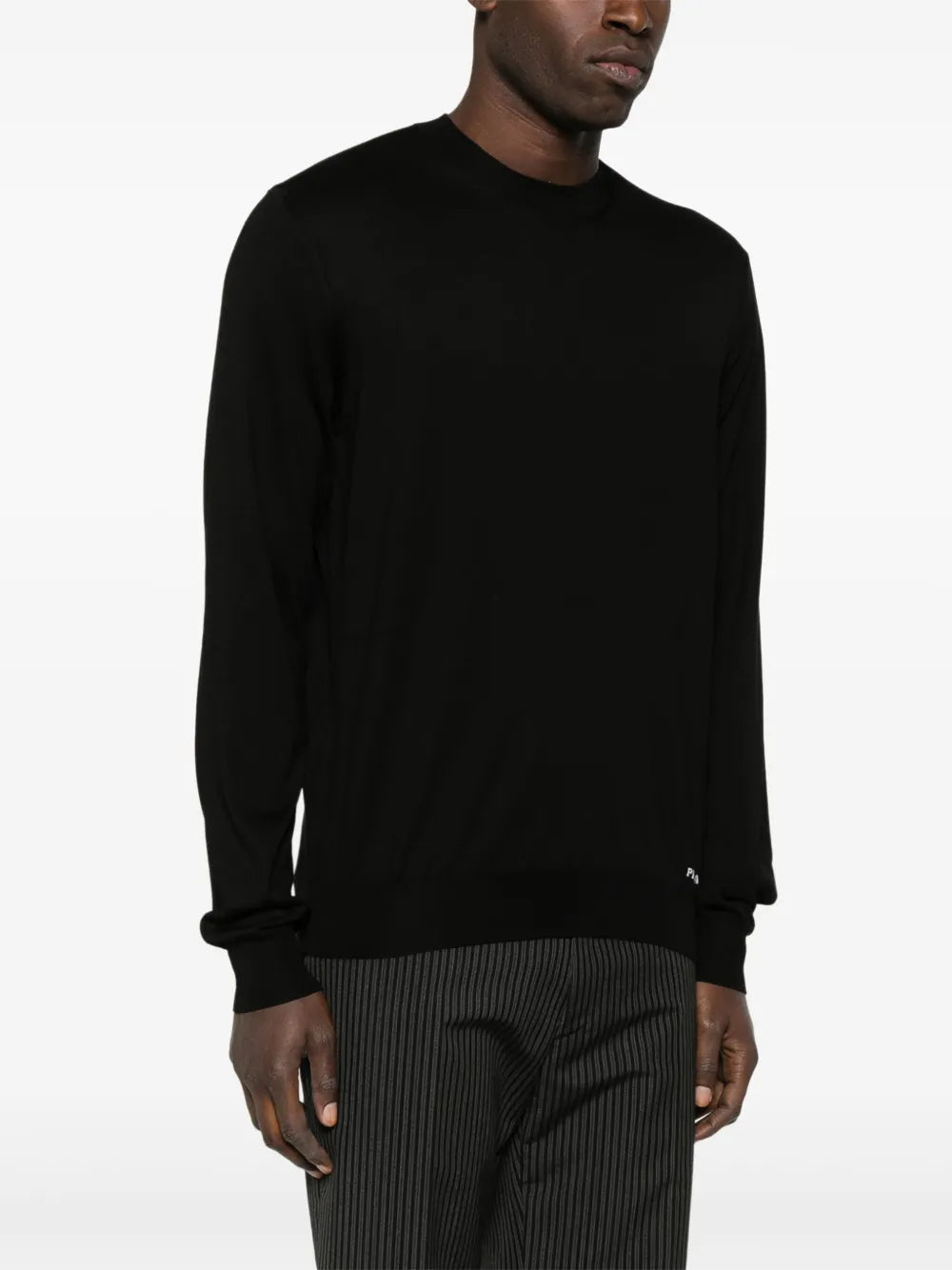 Black Silk Pullover