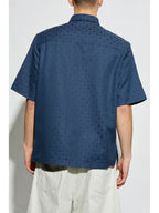 Image of Monogrammed Denim Shirt by Givenchy for Men - Season Spring-Summer 2025 - Detail View 6