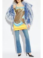 D-Ebbeyブルーブーツカットジーンズ