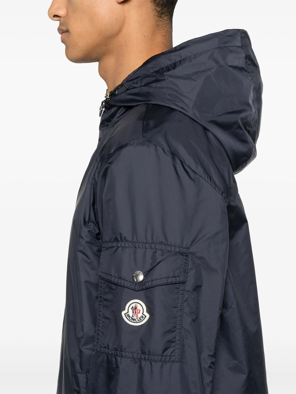 Image of Coupe-Vent Etiache Marine by Moncler for Men - Season Spring-Summer 2026 - Model View 4