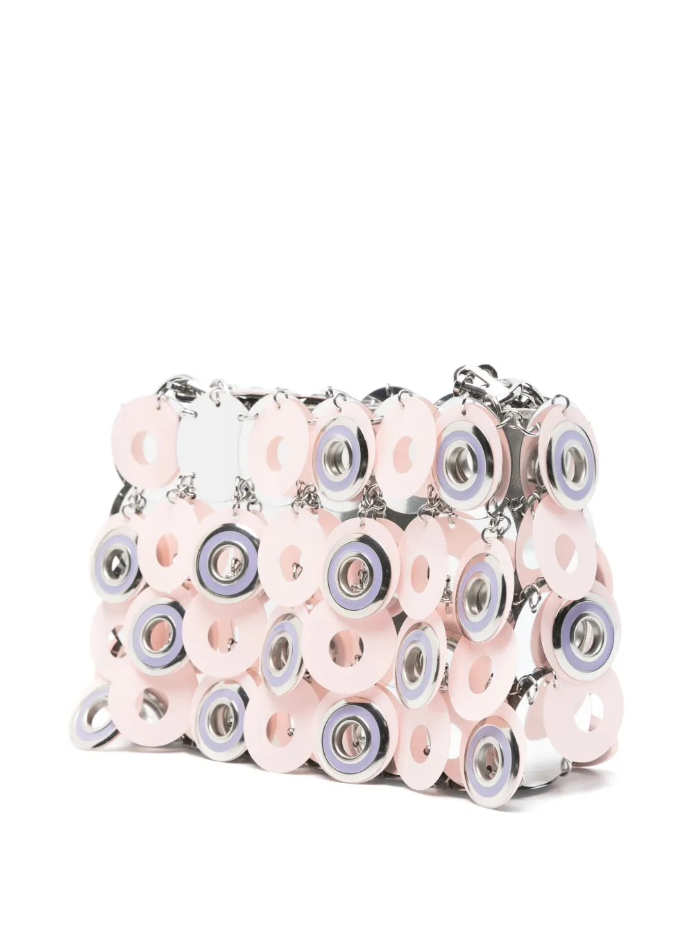 Sparkle handbag, rose violet bag, stylish accessory, modern handbag, polyester bag