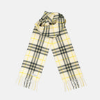 plaid scarf, cashmere, Check Collection, fall winter 2024, vintage charm
