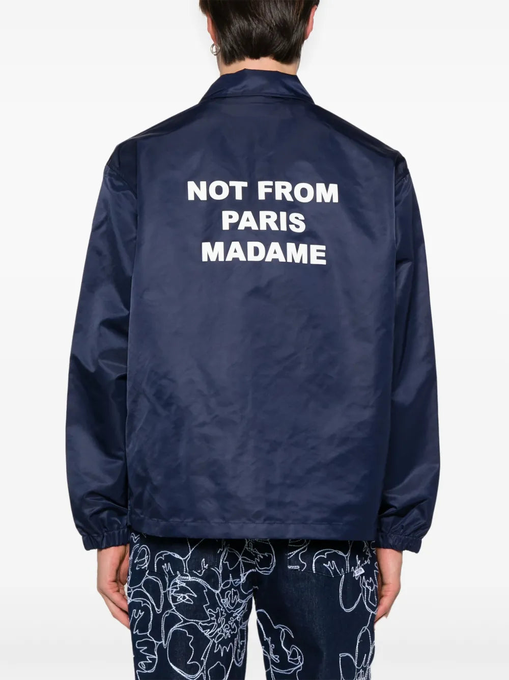 Slogan Oversized Jacket
