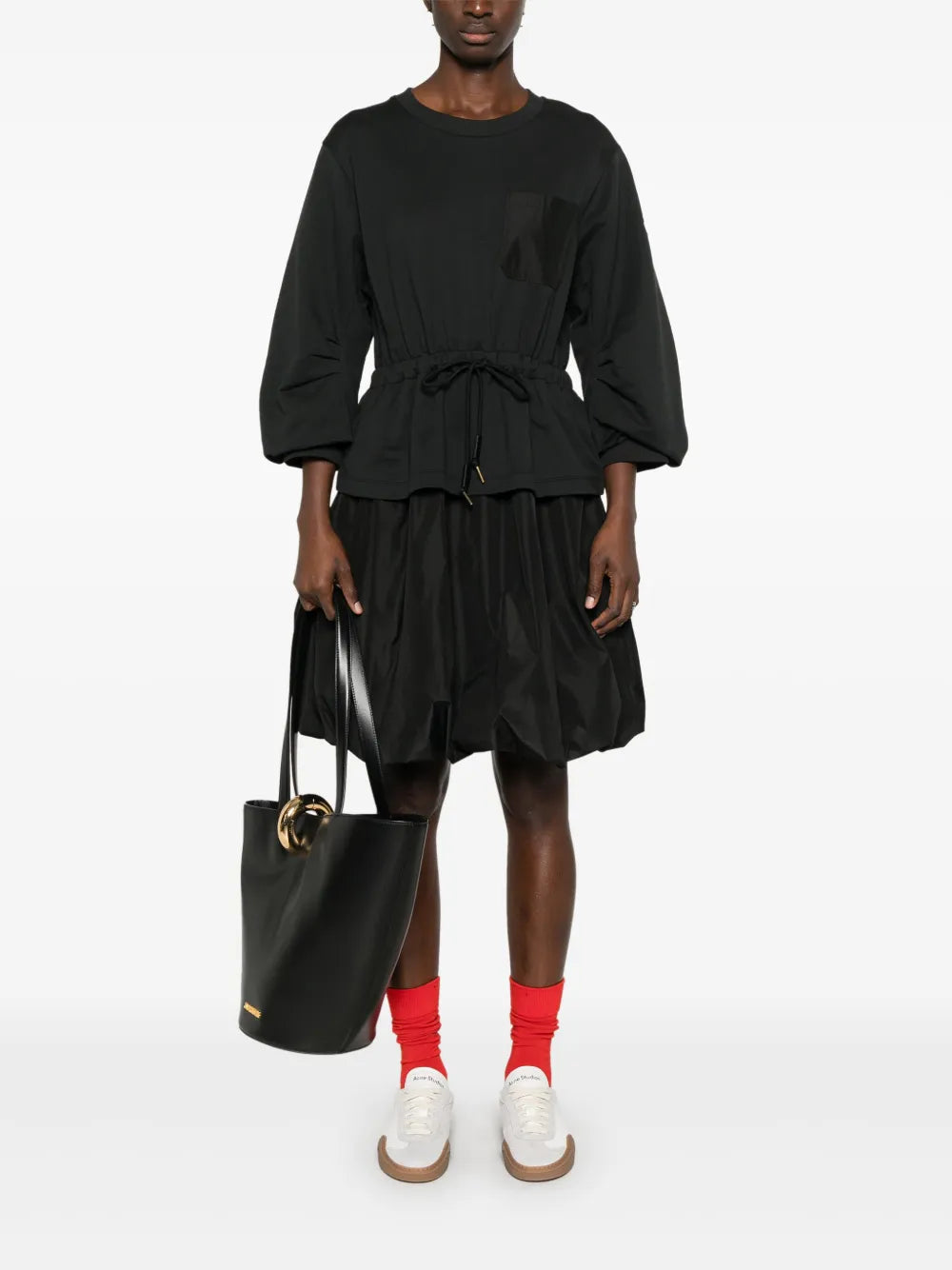 비멀티소재 블랙 드레스