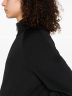 Image of Zip-Up Black Jacket by Moncler for Women - Season Spring-Summer 2025 - Detail View 7