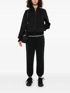 Image of Zip-Up Black Jacket by Moncler for Women - Season Spring-Summer 2025 - Back View