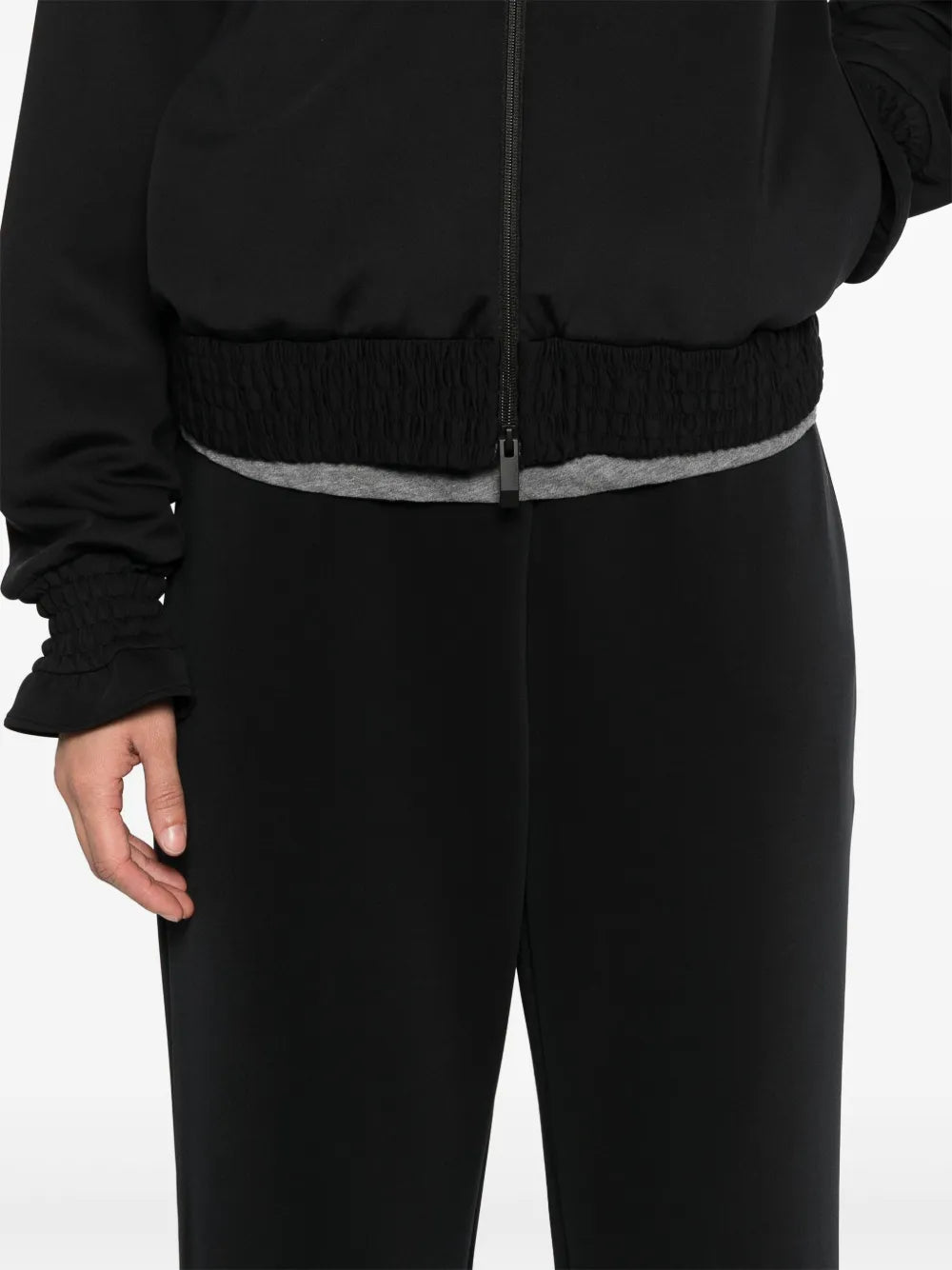 Image of Black Sweatpants by Moncler for Women - Season Spring-Summer 2025 - Detail View 7