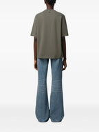 Camiseta Kaki con Logo de Corazón