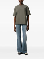 Camiseta Kaki con Logo de Corazón