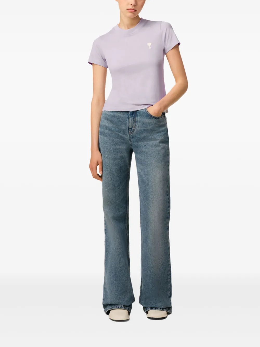 AMI Paris, organic cotton t-shirt, spring-summer collection, Ami de Coeur, women’s fashion