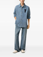 denim shirt, Ami de Coeur, blue shirt, casual wear, Spring-Summer 2025