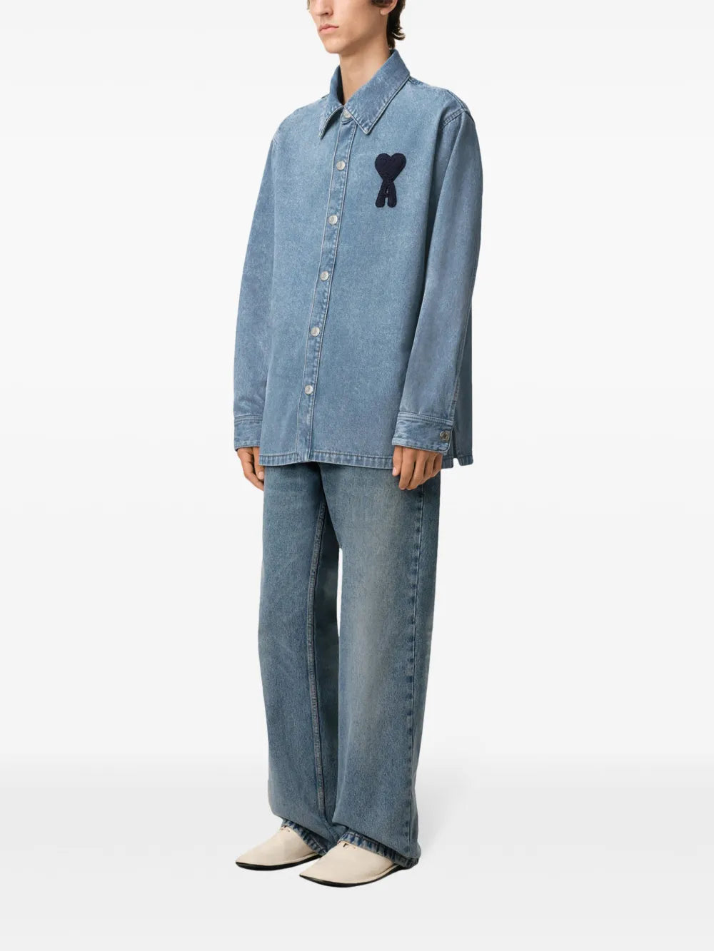 denim shirt, Ami de Coeur, blue shirt, casual wear, Spring-Summer 2025