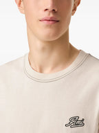 Ami T-shirt, beige shirt, men's fashion, cotton top, casual wear