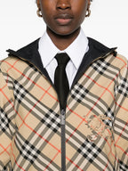 Reversible Plaid Windbreaker Jacket