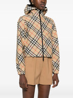 Reversible Plaid Windbreaker Jacket
