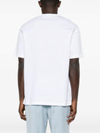 Medusa On Chain T-shirt, navy T-shirt, cotton jersey T-shirt, Spring-Summer 2025 collection, printed T-shirt