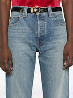 Bild von Callum Denim Jeans von Khaite für Damen - Saison Frühling-Sommer 2025 - Modelansicht 4