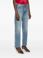 Bild von Callum Denim Jeans von Khaite für Damen - Saison Frühling-Sommer 2025 - Modelansicht 2